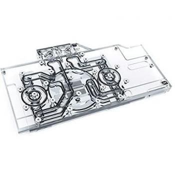 Alphacool Aurora Acryl GPX-A Water Block + Thermal Dissipator for Radeon RX 6800XT/6900XT Nitro+ with Backplate