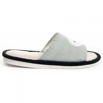 Zapatilla De Casa Para Mujer Northome Samy 88224 Color Gris