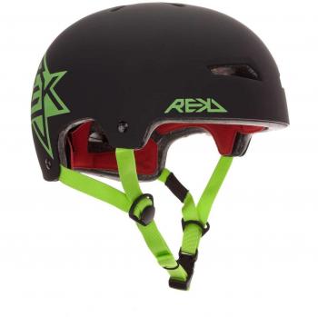 REKD Elite Icon Helmet Casco, Unisex Niños, Negro /
