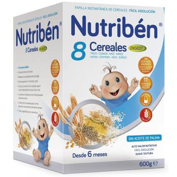 Nutribén Papilla 8 Cereales Digest Efecto Bifidus, 600g