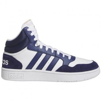 Zapatillas Sneakers Adidas Hoops 3.0 Mid para hombre en color blanco clásico