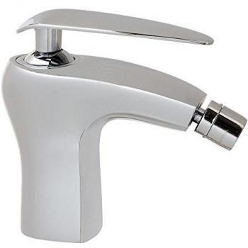 AUDE - Grifo de bide monomando repisa, sistema de ahorro de agua econature, color cromado