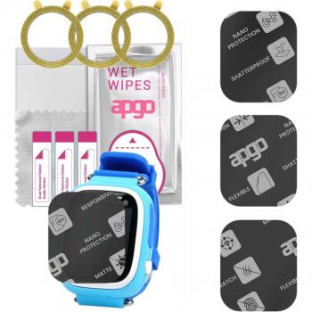 Protector Híbrido MATTE 3x para Reloj GPS Xblitz Kids Love Me, Cristal Nano Flexible, Reemplazo Ideal para Vidrio Templado, Anti-rayaduras