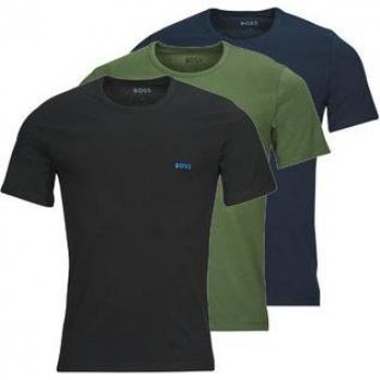 BOSS Pack de 3 Camisetas Interiores para Hombre - Verde, Negro y Azul