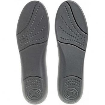 Plantillas Sorbothane Cush N Step Gris oscuro 10 UK - Plantillas para calzado, material Sorbothane, diseño cushioned para comodidad, soporte adicional en el arco, absorción de impactos, tamaño 10 UK