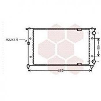 Van Wezel 49002021 Ventilador, refrigeración del Motor