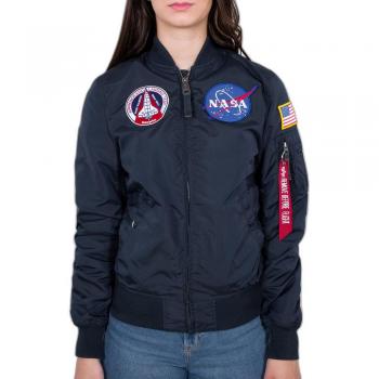 Reversible Women's Bomber Jacket Alpha Industries MA-1 TT NASA