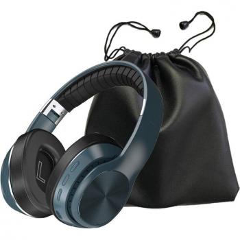 Auriculares inalámbricos HIFI Bluetooth 5.0, plegables, sobre la oreja, con micrófono y FM para Samsung, iPhone, Xiaomi, PC y TV