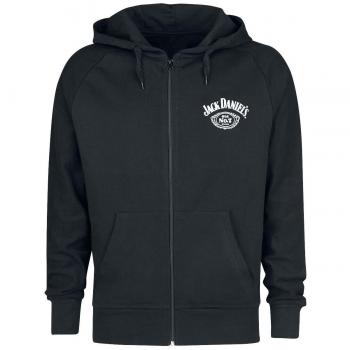 Jack Daniel's Tennessee Whiskey Sudadera capucha con cremallera Negro