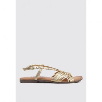 Gioseppo AIDONE Sandalia Plana Mujer Dorado, Talla 41