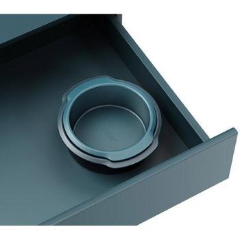 Nest 2 Piece Non-Stick Round Cake Pan Set with Easy Pull Handles