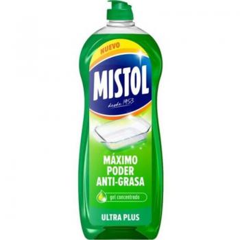 Mistol Ultra Plus Lavavajillas Líquido Concentrado con Extracto de Romero 650ml