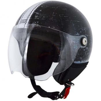 Origine Helmets - Mio Relic Casco Abierta, Negro, L
