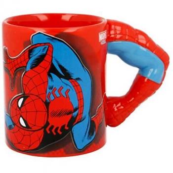 TAZA CERAMICA 3D 330 ML | BRAZO SPIDERMAN