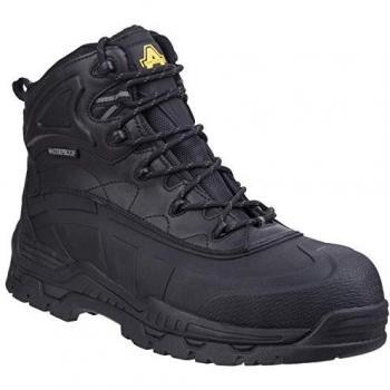 Amblers Safety FS430 Hybrid Waterproof Non-Metal Safety Boots Black Size 6