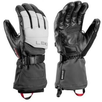 Guantes térmicos Leki Griffin Thermo 3D PrimaLoft color negro y grafito talla EU 10