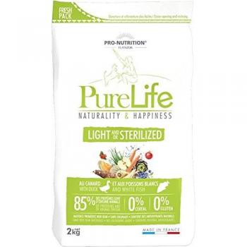 Flatazor Feed for Dogs Pure Life Chien Light Sterilized
