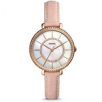 Fossil Womens Analogue Quartz Watch with Leather Strap ES4455