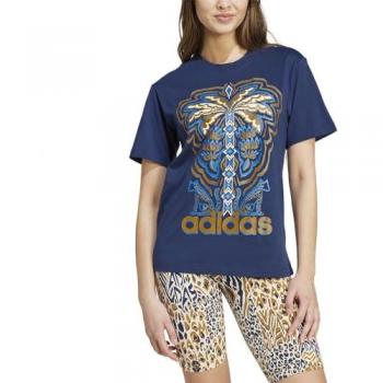 Adidas Women's Farm Rio Graphic Short Sleeve T-Shirt - Night Indigo