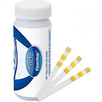 Bestway 58142 Ph Tiras de Prueba Piscina Cloro Alcalinidad