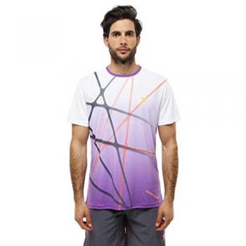 Camiseta de Manga Corta Drop Shot Bruno Morado 22 XS