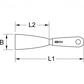 Rascador BERYLLIUMplus flexible 25 mm KS Tools