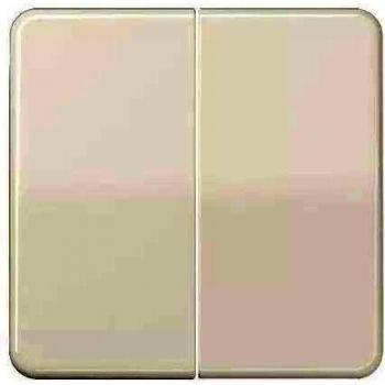 Tecla Doble Blanco Marfil 0712074507 Jung - Tecla doble, color blanco marfil, diseño moderno, compatible con sistemas eléctricos Jung