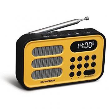Schneider SC150ACL - Radio Digital Handy Mini, Color Amarillo