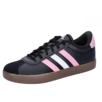 Adidas VL Court 3.0 Children's Sneakers Core Black / Trupnk / Ftwr White