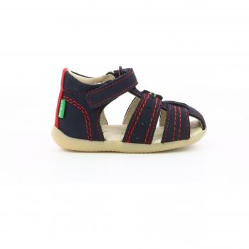 Sandalias de Niño Kickers BIGBAZAR-2 Beige y Azul Marino
