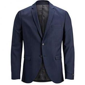 Jack & Jones Jprsolaris Blazer Noos Chaqueta de Traje, Azul Marino, 54 para Hombre
