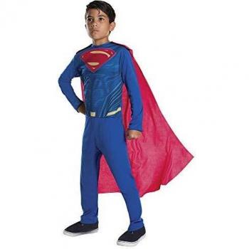 DC Comics - Disfraz de Superman Justice League para niño, infantil 5-6 años
