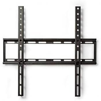 NEDIS Soporte TV Fijo de Pared Soporte TV Fijo de Pared | 23-55 | Peso máximo de Pantalla Compatible: 35 kg | Mínima Distancia de la Pared: 23 mm | Acero | Negro Negro
