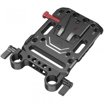 SmallRig 3016 V-Mount Battery Plate with Dual 15mm Rod Clamp