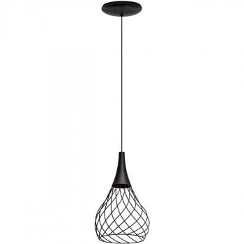 Lámpara Colgante LED Stilnovo Mongolfier P1, Negra