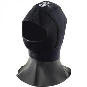 SCUBAPRO - Capucha everflex 5/3mm -- con faldon, color negro, medida xl