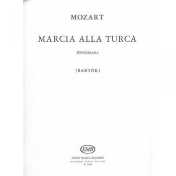Marcia alla turca von der sonate a-dur