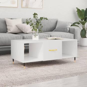 Mesa de centro blanca 102x50x40 cm en madera contrachapada multicapa vidaXL