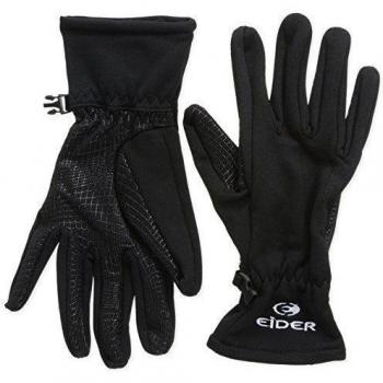 Eider Powerstretch - Guantes para hombre, tamaño L, color negro