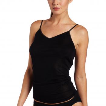 Hanro - Camiseta Interior para Mujer, Talla M, Color Negro