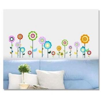 Tournesol mur plinthes pegatinas chambre chambre pegatinas Muraux vivant