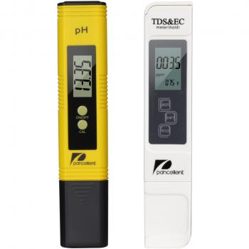 Pancellent Calidad del Agua Medidor de Prueba TDS PH CE Temperatura 4 en 1 Set