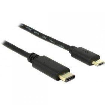 Cable USB-C a Micro USB 2.0 de 2 metros color negro