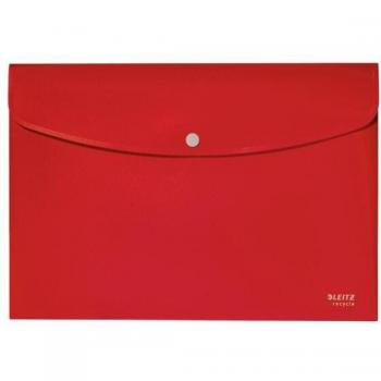 Carpeta Leitz Recycle Portadocumentos con Broche DIN A4 Polipropileno Rojo