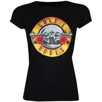 Guns N' Roses Logo Skinny Women's T-shirt - ROCK OFF L