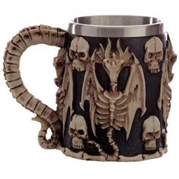 Taza Calaveras y Huesos de Dragon