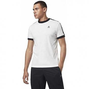 Reebok Te Bl SS Graphic tee Camiseta, Hombre, Blanco, L
