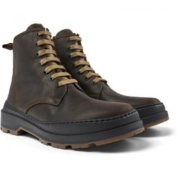 Camper Brutus Trek Suede Ankle Boots for Men - Brown, Size 46/12