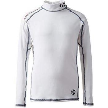 2018 Gill Junior Pro Rash Vest WHITE 4430J Junior Sizes - JUNIOR MEDIUM