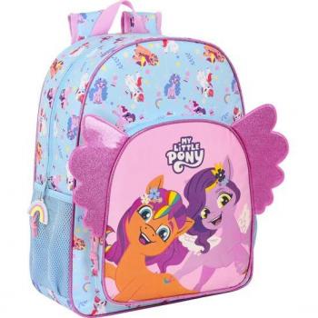 Mochila de 33 cm Adapt.carro My Little Pony Wild & Free - Safta